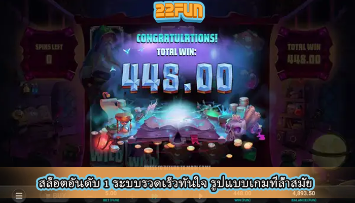 สล็อตอันดับ 1 ระบบรวดเร็วทันใจ รูปแบบเกมที่ล้ำสมัย